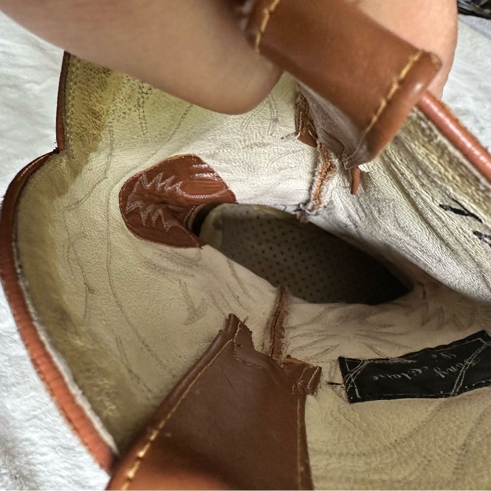 Tony Le Claire Custom Made Cowboy Boot Size 7B - Picture 11 of 12